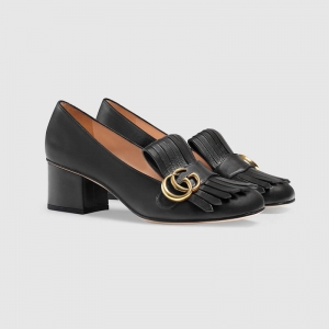 408208 GUCCI Marmont Ƥ�� ˫G �и�ǳ��Ь ��ɫ