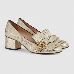 408208 GUCCI Marmont �����ʸ� ˫G �и�ǳ��Ь ��ɫ�����ʸ�