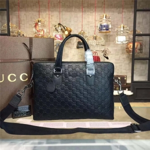 311001 Gucci��־��Ƥ ��ѹ�� ˫�������� ����米���İ� ��ɫ