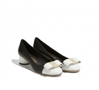 687422 Ferragamo������Ľ VARA С��Ƥ ������߸�Ь ��ɫ