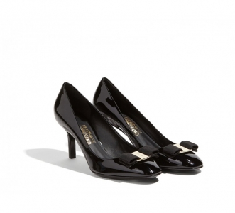 685230 Ferragamo������Ľ VARA ��Ƥ ������߸�Ь ��ɫ