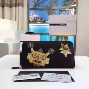 2ML506 Prada������ ������ ʮ����ţƤ �������� Ǯ�� �����