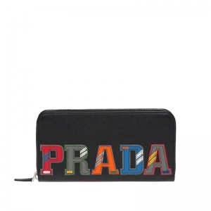 2ML317 Prada������ Prada�ձ���ĸǶ�� ��������Ǯ�� ��ɫӡ��