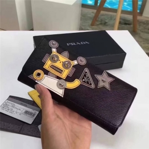 2ML1132 Prada������ ������ ʮ����ţƤ ����Ǯ�� ��ɫ