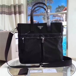 2VG860 Prada������ ��ˮ����ʮ����ţƤ ��ʿ���İ� ����� ��ɫ