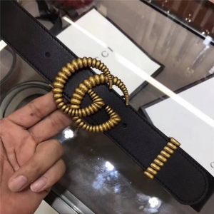 Gucci 2018���¿� ƽ��ԭ��ţƤ GG����ʽ ˫G���� ��ŮƤ�� ��ɫ