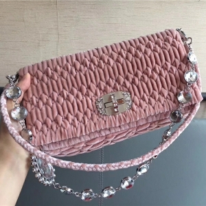 5BD233 MIUMIU���� ר���¿� ����� ��ˮ����ʯ ������ ��ɫ
