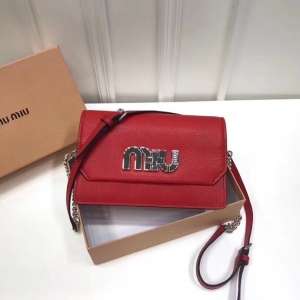 5BH077 MIUMIU ר���¿� ����ţƤ ���� ����ĸ ����С�� ��ɫ