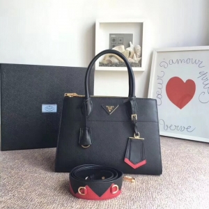 1BA102 Prada������ ���¿� ƴɫţƤ Ůʿ����� ��ɫ