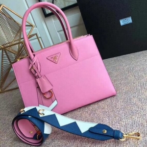 1BA102 Prada������ ���¿� ƴɫţƤ Ůʿ����� ��ɫ