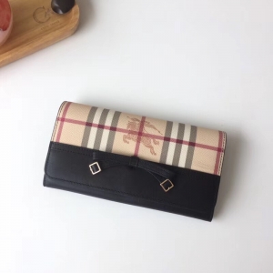 Burberry�ͱ��� ���ư��� ������ ս��ӡ�� Ůʿ����Ǯ�� ��ɫ