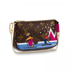 M67769 LV Mini Pochette Accessoires С�ִ� LV�ϻ�������ѩС��ͼ��Ů��