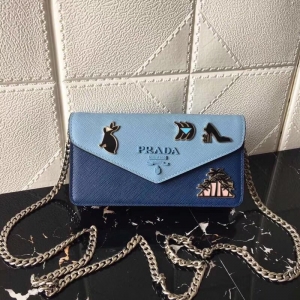 1DH044 Prada�¿� SaffianoƤ�� ������б��� ƴɫ������ ����������