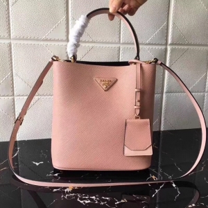 1BA212 ��������� Prada����� ������ˮͰ�� ������ţƤ�� �ۺ�ɫ