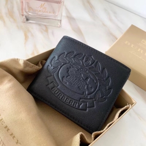 Burberry�ͱ��� ȫƤѹ������ ˫�۶̿� ƴɫǮ�� ��ɫ
