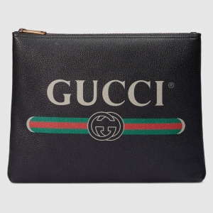 500981 Gucci��ʶ ����ӡ�� ��Ƥ�� �к� ���ð� ��ɫ