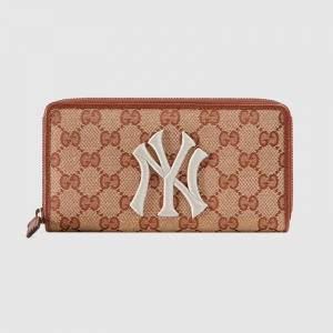 547791 GUCCI ��New York Yankees™ ���ξ��� GG ȫ����Ǯ�� ש��ɫ