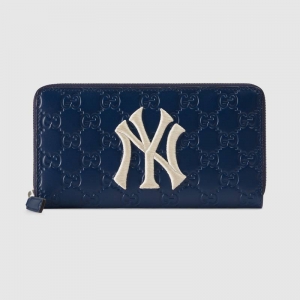 547791 GUCCI ��New York Yankees™ ���ξ��� GG ȫ����Ǯ�� ��ɫ
