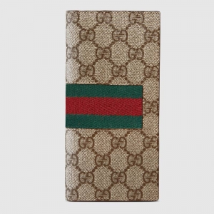 408836 Gucci���¿� Gucciʱ����ʿǮ�� ��֯�� ���췫������Ǯ�� ��ľɫ