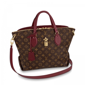 M44348 LV Flower �к����� Tote �ִ� LVŮ�� ��������� �ƺ�ɫ