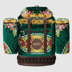 562911 Gucci��ʿ���� ����ͼ�� ����� ˿���Ứ ��� �ų�˫���� ��ɫ