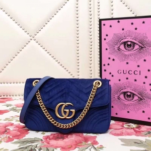 443947 GucciŮ�� GG Marmontϵ�� ����� С�� �ų������� Gucciб��� ����ɫ