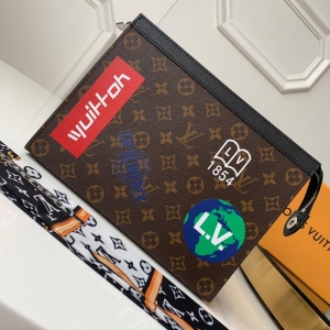 M61692 LV LV Pochette Voyage �к��ִ� 1854�ϻ�����˿ӡ LV�ְ�