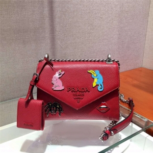1BD127 PradaŮ�� Monochrome Logo����� ���Ž������� Prada������ ��ɫ