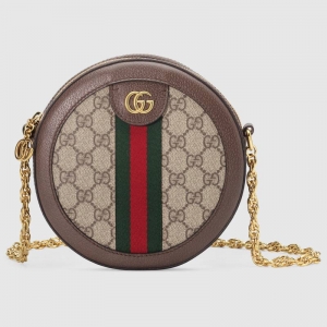 550618 Gucci Ophidiaϵ��GGԲ������米�� ��ʽԲ���� ��ɫ