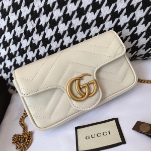 476433 Gucci GG Marmontϵ��笷�Ƥ�ﳬ�����ִ� ��ɫ