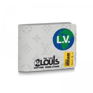 M67819 LV MULTIPLE Ǯ�� Monogram White ����Ǯ�� LV�̼� ��ɫ