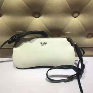 1BH111 Prada SidonieŮ�� ������Ƥ�ﵥ��� СţƤ ������米�� ��ɫ