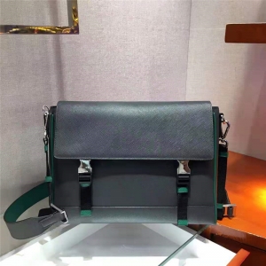 2VD018 Prada�а� ʮ����ţƤ ���ײɫ Pradaб��� �����ﵥ��� �̴�