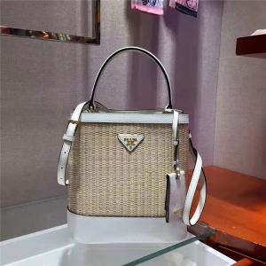 1BA212 Prada Panier ��ά��֯ Prada�ֹ���֯ ����������� ��ɫ