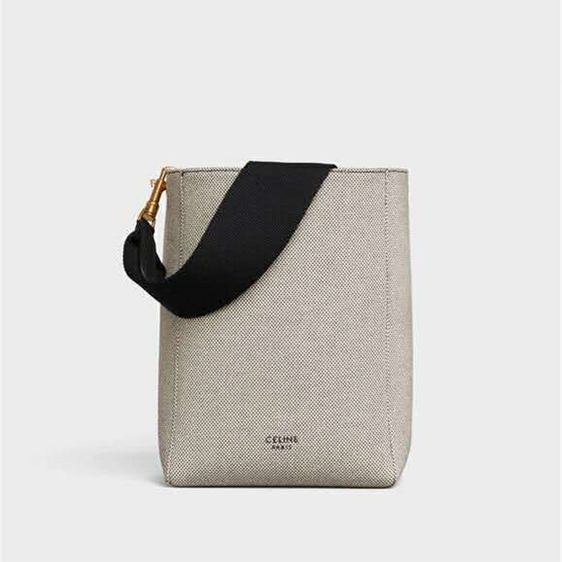 189302 Celine�ִ� SANGLE BUCKET С�� ֯������ CelineˮͰ�� ǳ��ɫ