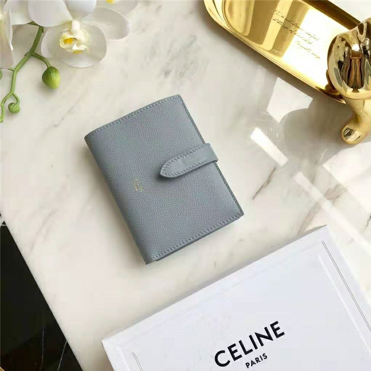 10B643 Celine���� StrapǮ�� ����СţƤ �к� CelineǮ�� ʯ��ɫ