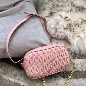 5BL005 MiuMiu���� ����Ƥ �������� ���� ��������� ��ɫ
