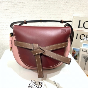 321 Loewe������ Gate С�� ����ͷ��ţƤ������ �ƺ�ɫ