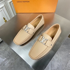 1A4P0X LV MONTE CARLO ��Ь СţƤƽ�ƶ���Ь �ָ�Ь �װ�ɫ