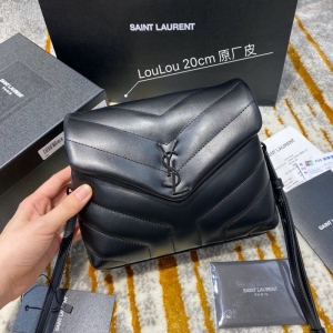 467072 YSLʥ����Loulou Y��笷������ɫ��ƤС��� ��ɫ�ڿ�