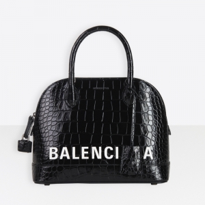 5506451 BalenciagaŮ�� Ville��ɫ������ѹ��Ƥ��С��Top Handle�ִ�