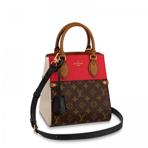 M45389 LV FOLD TOTE С���ִ� Monogram ������СţƤŮ�� ��ɫ