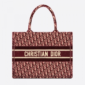 M1296 Dior Book Tote С���ִ� �ƺ�ɫ����� Oblique ӡ��