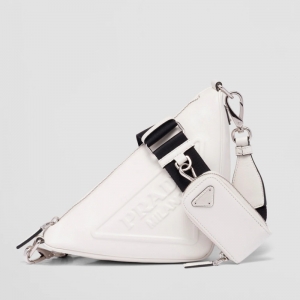 1BH190 ������Prada Triangle Ƥ�����ǰ� PradaŮ�� ��ɫ