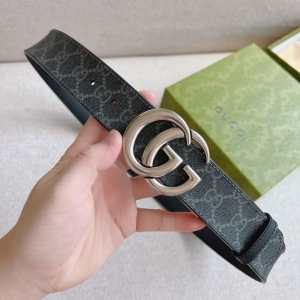 627055 Gucci˫G����˫������ ��ɫGG Supreme������ʿƤ�� ����