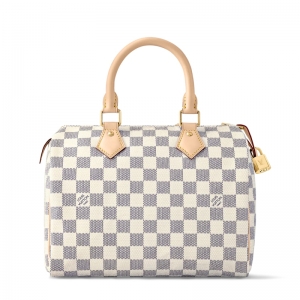 N41371 LV Speedy 25 �ִ����޼����Damier Azur Ϳ�㷫�� LV��ͷ��