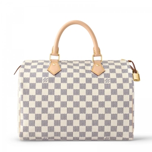 N41370 LV Speedy 30 �ִ����޼����Damier Azur Ϳ�㷫�� LV��ͷ��