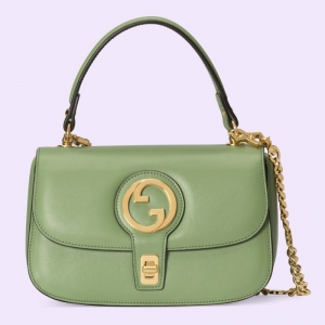 735101 Gucci Blondieϵ������� Բ�λ���ʽ˫��������� ǳ��ɫ