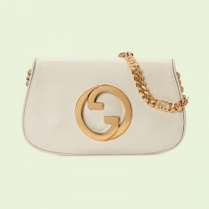 699268 Gucci Blondieϵ�м米�� Բ�λ���ʽ˫G����� ��ɫ