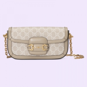735178 Gucci Horsebit 1955ϵ�м米�� �ų����ᵥ��� �װ�ɫ